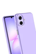 Uray store Samsung Galaxy A07 4G First Silikon - Lila - Görsel 3