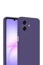 Uray store Samsung Galaxy A07 4G First Silikon - Mürdüm - Görsel 2