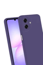 Uray store Samsung Galaxy A07 4G First Silikon - Mürdüm - Görsel 3