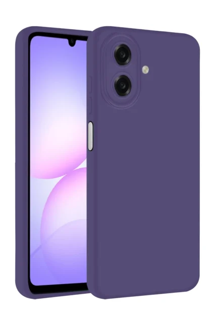 Uray store Samsung Galaxy A07 4G First Silikon - Mürdüm