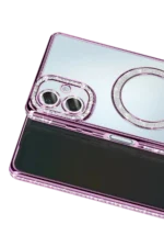Uray store Samsung Galaxy A07 4G Joke Simli Magneticsafe Kılıf - Derin Mor - Görsel 2