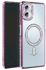 Uray store Samsung Galaxy A07 4G Joke Simli Magneticsafe Kılıf - Derin Mor