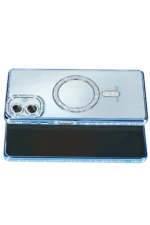 Uray store Samsung Galaxy A07 4G Joke Simli Magneticsafe Kılıf - Mavi - Görsel 3