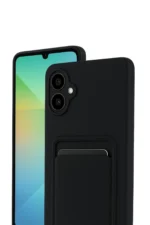 Uray store Samsung Galaxy A07 4G Kelvin Kartvizitli Silikon - Siyah - Görsel 2