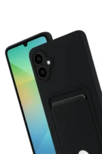 Uray store Samsung Galaxy A07 4G Kelvin Kartvizitli Silikon - Siyah - Görsel 3