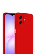 Uray store Samsung Galaxy A07 4G Nano içi Kadife Silikon - Kırmızı - Görsel 2