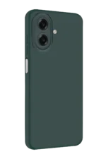 Uray store Samsung Galaxy A07 4G Nano içi Kadife Silikon - K.Yeşil - Görsel 2