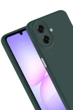 Uray store Samsung Galaxy A07 4G Nano içi Kadife Silikon - K.Yeşil - Görsel 3