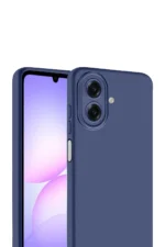 Uray store Samsung Galaxy A07 4G Nano içi Kadife Silikon - Lacivert - Görsel 2