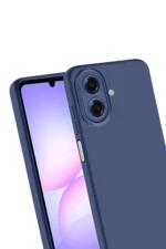 Uray store Samsung Galaxy A07 4G Nano içi Kadife Silikon - Lacivert - Görsel 3
