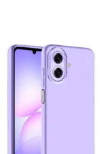 Uray store Samsung Galaxy A07 4G Nano içi Kadife Silikon - Lila - Görsel 2