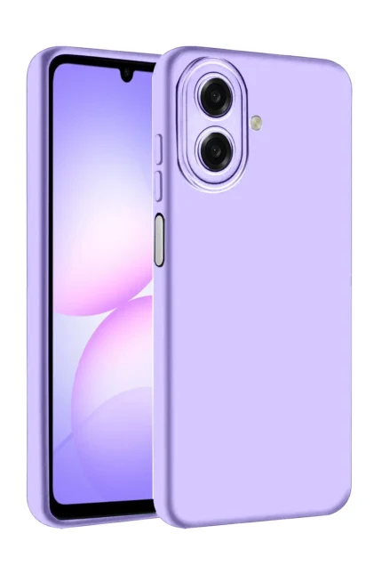 Uray store Samsung Galaxy A07 4G Nano içi Kadife Silikon - Lila