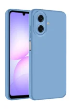 Uray store Samsung Galaxy A07 4G Nano içi Kadife Silikon - Mavi