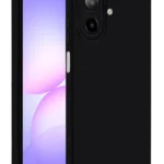 Uray store Samsung Galaxy A07 4G Nano içi Kadife Silikon - Siyah