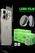 Uray store Samsung Galaxy A07 4G Raze Metal Kamera Lens - Siyah - Görsel 2