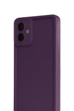 Uray store Samsung Galaxy A07 4G Viera Silikon - Mürdüm - Görsel 2