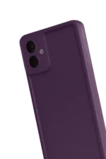 Uray store Samsung Galaxy A07 4G Viera Silikon - Mürdüm - Görsel 3