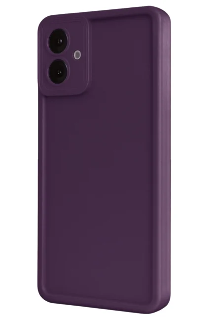 Uray store Samsung Galaxy A07 4G Viera Silikon - Mürdüm