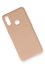 Uray store Samsung Galaxy A10S Kılıf Nano içi Kadife Silikon - Pudra - Görsel 2