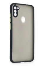 Uray store Samsung Galaxy A11 Kılıf Montreal Silikon Kapak - Lacivert