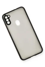 Uray store Samsung Galaxy A11 Kılıf Montreal Silikon Kapak - Siyah - Görsel 3