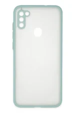 Uray store Samsung Galaxy A11 Kılıf Montreal Silikon Kapak - Turkuaz