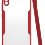 Uray store Samsung Galaxy A11 Kılıf Platin Silikon - Kırmızı