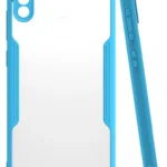 Uray store Samsung Galaxy A11 Kılıf Platin Silikon - Mavi