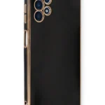 Uray store Samsung Galaxy A13 4G Kılıf Volet Silikon - Siyah