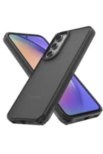 Uray store Samsung Galaxy A14 4G Kılıf Elegant Kapak - Siyah