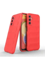 Uray store Samsung Galaxy A14 4G Kılıf Optimum Silikon - Kırmızı - Görsel 2