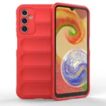 Uray store Samsung Galaxy A14 4G Kılıf Optimum Silikon - Kırmızı