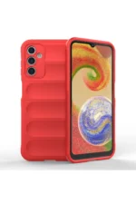 Uray store Samsung Galaxy A14 4G Kılıf Optimum Silikon - Kırmızı