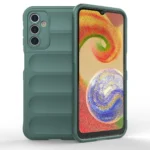 Uray store Samsung Galaxy A14 4G Kılıf Optimum Silikon - Koyu Yeşil