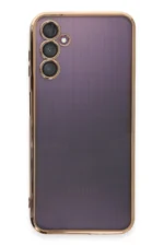 Uray store Samsung Galaxy A14 4G Kılıf Razer Lensli Silikon - Gold - Görsel 2