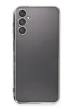 Uray store Samsung Galaxy A14 4G Kılıf Razer Lensli Silikon - Gümüş - Görsel 2