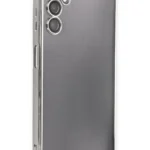 Uray store Samsung Galaxy A14 4G Kılıf Razer Lensli Silikon - Gümüş