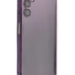 Uray store Samsung Galaxy A14 4G Kılıf Razer Lensli Silikon - Mor