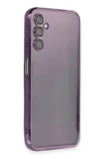 Uray store Samsung Galaxy A14 4G Kılıf Razer Lensli Silikon - Mor