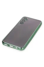 Uray store Samsung Galaxy A14 4G Kılıf Razer Lensli Silikon - Yeşil - Görsel 4