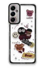 Uray store Samsung Galaxy A14 4G Kılıf Sweet Desenli Silikon Kapak - Sarı