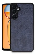 Uray store Samsung Galaxy A15 4G Kılıf Aras Deri Kapak - Lacivert