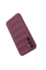 Uray store Samsung Galaxy A15 4G Kılıf Optimum Silikon - Bordo - Görsel 3