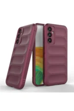 Uray store Samsung Galaxy A15 4G Kılıf Optimum Silikon - Bordo - Görsel 4