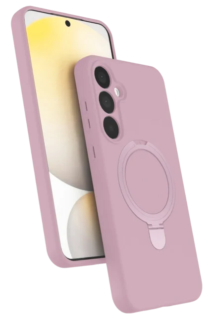 Uray store Samsung Galaxy A15 4G Regal Magsafe Standlı Kapak - Açık Pembe