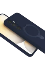 Uray store Samsung Galaxy A15 4G Regal Magsafe Standlı Kapak - Lacivert - Görsel 4