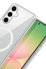 Uray store Samsung Galaxy A16 5G Combo Sert Şeffaf Magsafe Kapak - Şeffaf - Görsel 2