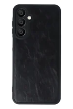 Uray store Samsung Galaxy A16 5G Kılıf Aras Deri Kapak - Siyah - Görsel 2