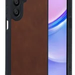 Uray store Samsung Galaxy A16 5G Kılıf Aras Deri Kapak - Taba