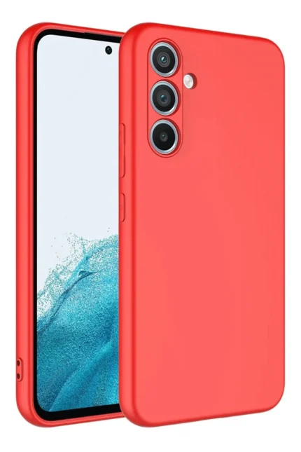 Uray store Samsung Galaxy A16 5G Kılıf First Silikon - Kırmızı